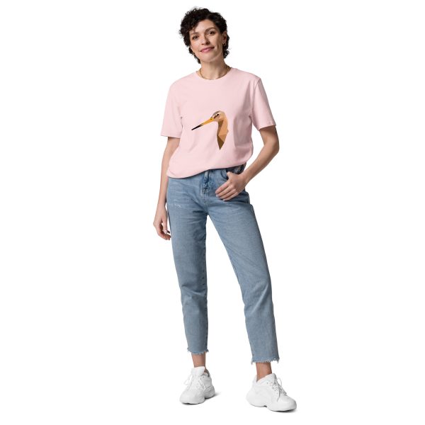 unisex organic cotton t shirt cotton pink front 65a905b8386e9